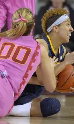 USC put up a strong fight against No. 6 Cal today at Galen Center.