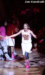 Senior Christina Marinacci will play in her final game at Galen Center on Tuesday. Be there!