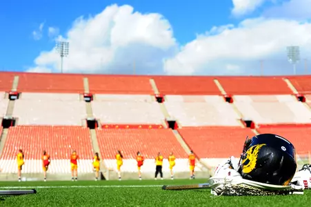 Goalie helmet on Coliseum floo