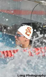 Vladimir Morozov again swept the 50y and 100y free Saturday.