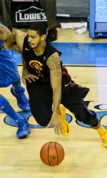 Senior Jio Fontan had 11 assists and 10 points in the win over Washington State on Feb. 7. The 11 assists tied a career high and it was his second career double-double.