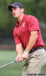 Senior Sam Smith fired an even 72 to lead USC Sunday.
