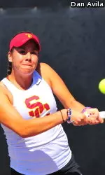 Giuliana Olmos dominated the No. 3 singles spot again today.