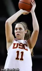 USC's fearless leader this season is All-Pac-12 Team honoree Cassie Harberts.