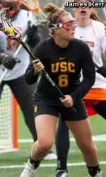 USC freshman midfield Haleigh Dalmass