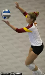 Two-time All-American libero Natalie Hagglund