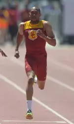 Bryshon Nellum completed a strong two days at the Mt. SAC Relays in Walnut, Calif., today by running a 45.65 400m race. Yesterday he won the 200m dash with a time of 20.49.