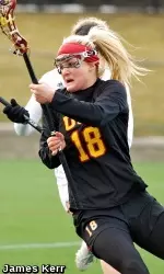 Sophomore midfield/defense Kaitlyn Couture will enjoy a homecoming when the Trojans play San Diego State, this weekend.