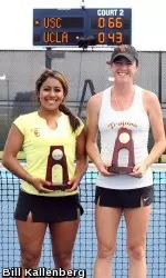 Meet USC's first-ever NCAA Women's Doubles Champions, Kaitlyn and Sabrina!