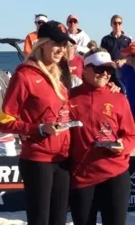 All-Americans Kirby Burnham and Stevi Robinson