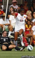 Autumn Altamirano and the Trojans are looking to avenge an overtime loss to ASU last year in Tempe.