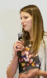 Three-time USC All-American middle blocker Emily Adams