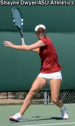 Gabriella DeSimone had a busy and successful trip to Palm Springs.