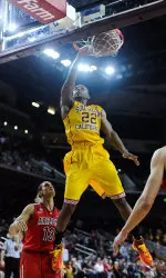 Byron Wesley scored 23 points at Oregon State on Jan. 30, his team-leading eighth game with at least 20 points scored.