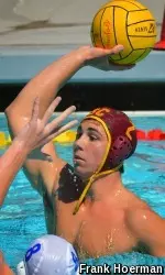 Nick Bell went big against the Bruins today with a four-goal effort for the Trojans.