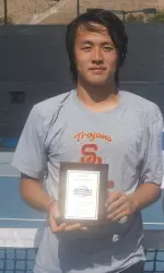 Jonny Wang reached the singles final at the ITA Southwest Regionals in Malibu.