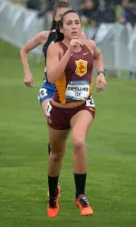 Senior Erica Capellino led the Trojans today at the Pac-12 XC Championships with a 6K PR of 21:24.