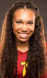 USC 's Ebony Nwanebu recorded 17 kills in the Trojans' first-round win over Coastal Carolina.