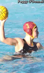 Ioanna Haralabidis scored five goals for the Trojans today.