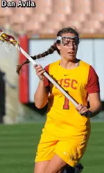 USC sophomore defender Courtney Tarleton