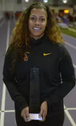 New USC Director of Track & Field Caryl Smith Gilbert led the Trojans to the MPSF Indoor T&F title, with most of the student-athletes setting personal bests along the way.