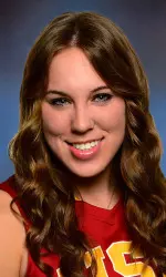 USC senior Cassie Harberts came up huge in the Pac-12 Tournament
