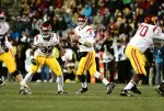 Javorius Allen, Cody Kessler, Aundrey Walker (left to right).