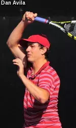 Eric Johns pitched a perfect shutout with a 6-0, 6-0 sweep for his eighth straight singles win.