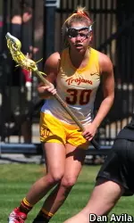 USC freshman attacker Alex Moore scored a pair of goals for the Trojans.
