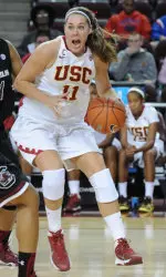 Cassie Harberts finishes her USC career as a three-time Pac-12 All-Academic Honorable Mention recipient.