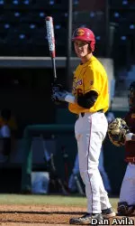 Blake Lacey drove in one of the Trojans four runs and scored another.