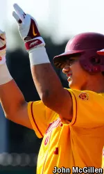 Jeremy Martinez connects on first career home run.