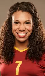 USC sophomore outside hitter Ebony Nwanebu