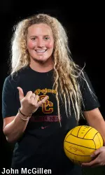 Kaleigh Gilchrist is a two-sport star in water polo and surfing.