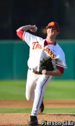 Brooks Kriske pitched well in his second start of the season.