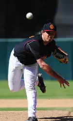 Trojan closer Kyle Davis