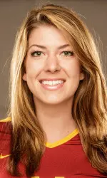USC senior middle blocker Hannah Schraer