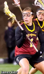 USC sophomore defender Courtney Tarleton had four caused turnovers against the Ducks.