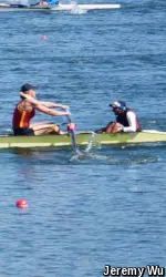 USC's varsity eight took fourth place at the Pac-12 championships.