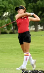 Karen Chung carded an even par 70 Wednesday to lead the Trojans.