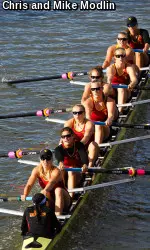 The USC varsity eight remained undefeated in the UCLA dual with its win today.