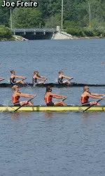 USC earned A/B semifinal berths for each boat at the NCAA championships.