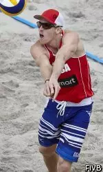 Former USC men's volleyball star Tri Bourne