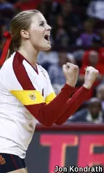 USC senior setter Hayley Crone
