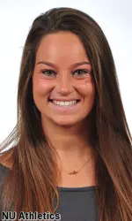 Alyssa Leonard set a new NU single-game draw control record against USC in the program's first game on Feb. 9, 2013.