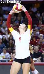 USC senior setter Hayley Crone leads the Trojans into their first tournament of the season.