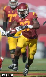 Tailback Javorius Allen had 133 yards on 22 carries.