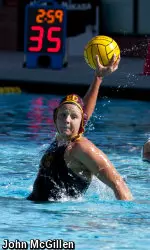 Senior Eike Daube and the Women of Troy kick things off this weekend in Westwood.