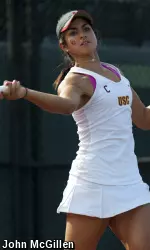 Zoë Scandalis came through in the clutch with a comeback clincher for the Women of Troy.