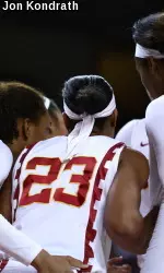 The Trojans couldn't keep pace with No. 7 Oregon State in Corvallis.